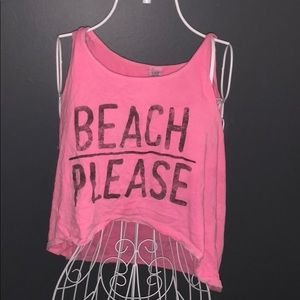 Cropped tank